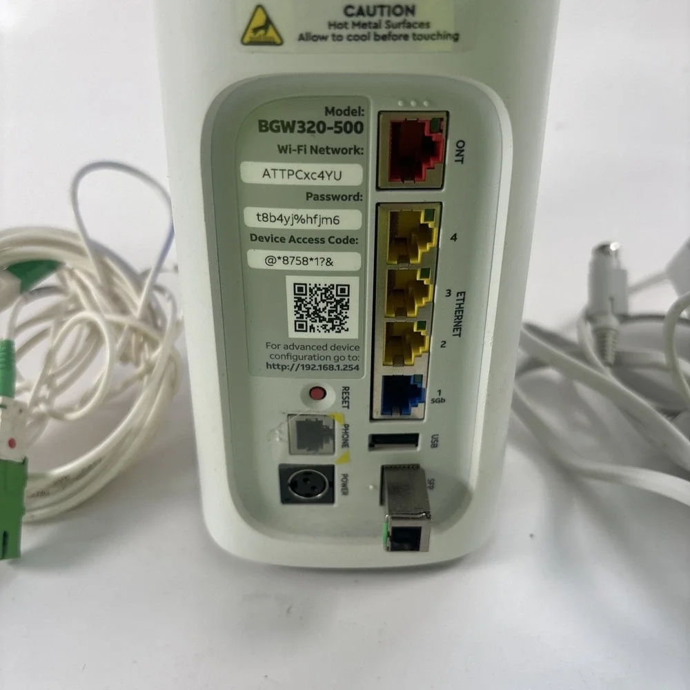 AT&T BGW320 Fiber Gateway WiFi 6 Modem Router Untested AS-IS - Picture 8 of 8